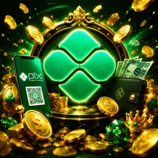 depósito e saque por PIX dentro do app